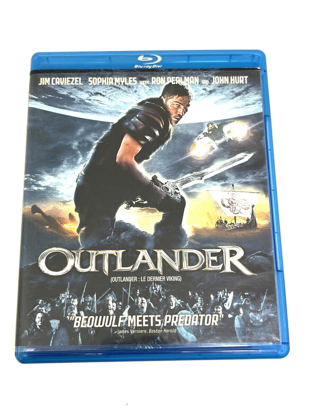 Outlander (Blu-ray) Starring Jim Caviezel, Sophia Myles, Ron Perlman, John Hurt
